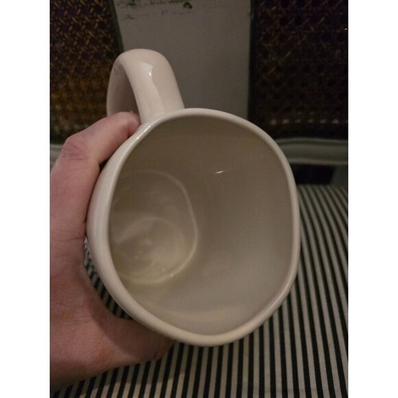 NWT Rae Dunn Trick or Treat Halloween Mug 2021 White Black Writing - Picture 9 of 10